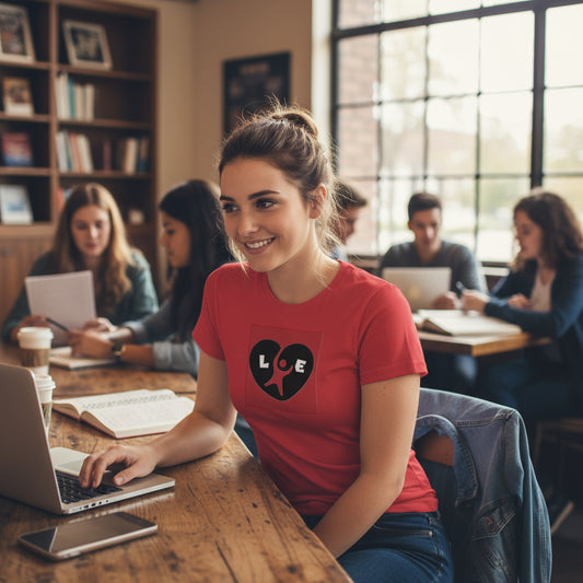 Heartfelt Love Women's Tee Printify