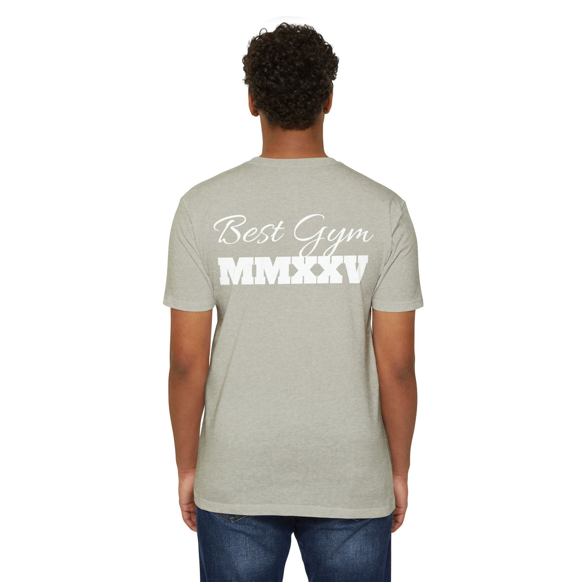 Best Gym Unisex CVC Jersey T-Shirt - Comfortable Fitness Apparel