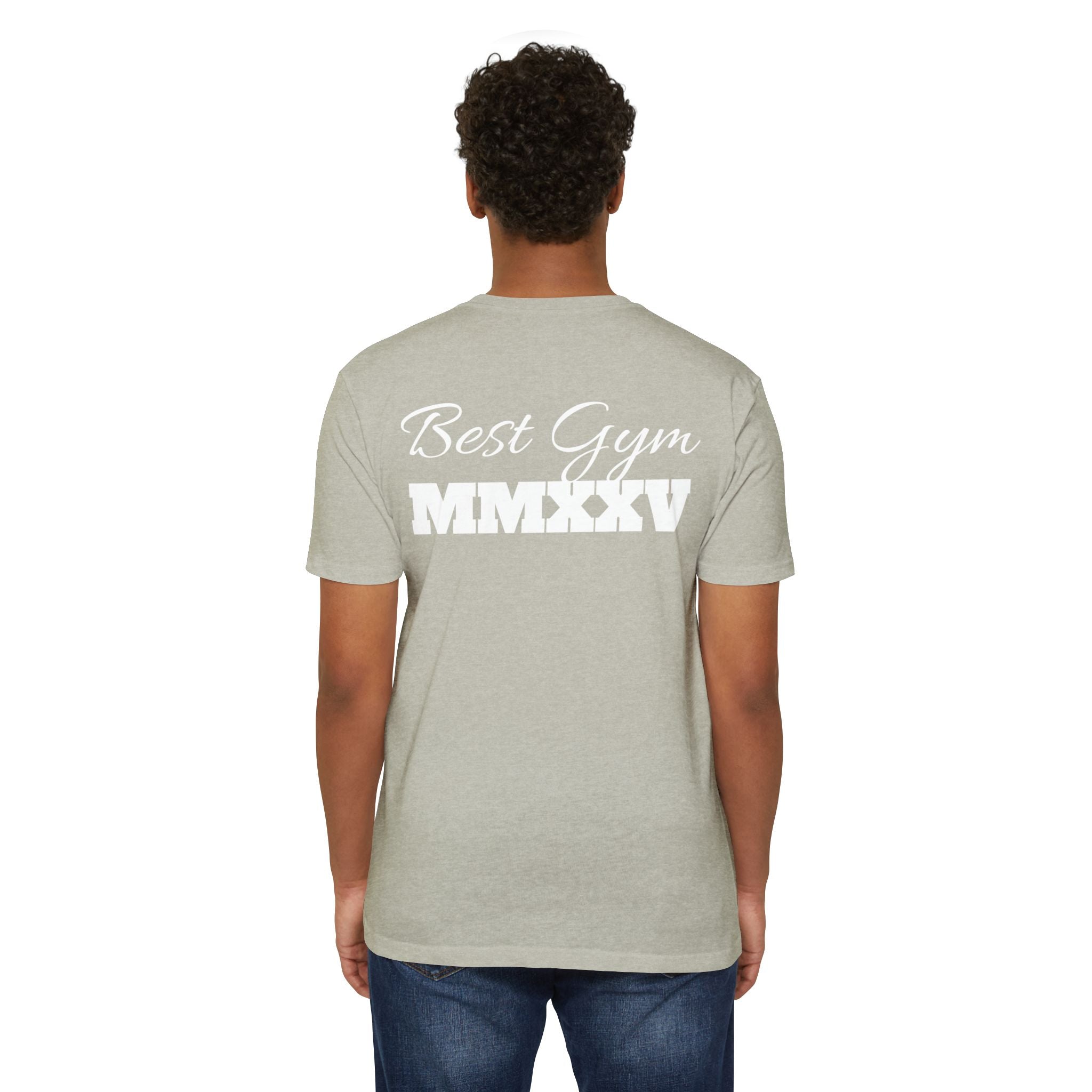 Best Gym Unisex CVC Jersey T-Shirt - Comfortable Fitness Apparel
