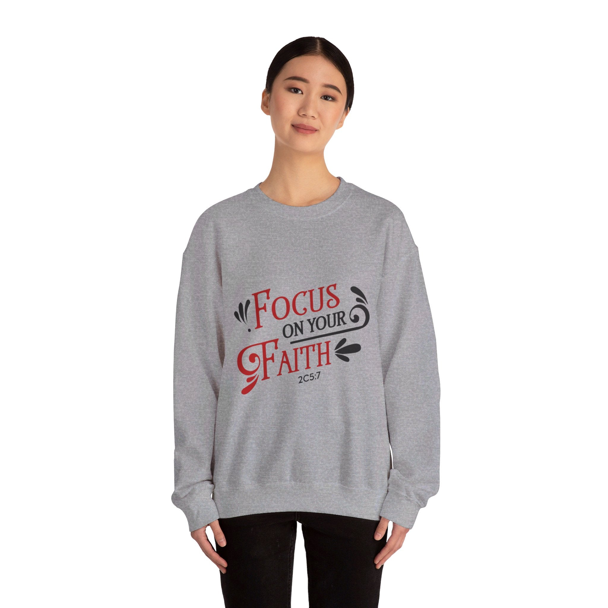 Concentrez-vous sur votre sweat-shirt unisexe foi 
