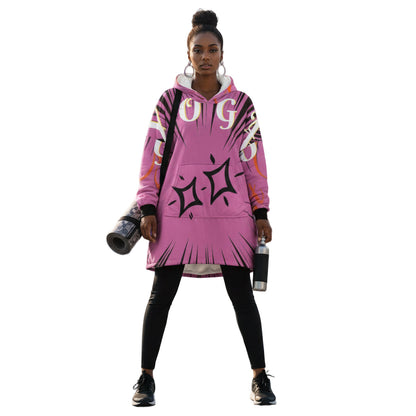 Yoga Hooded Blanket Printify