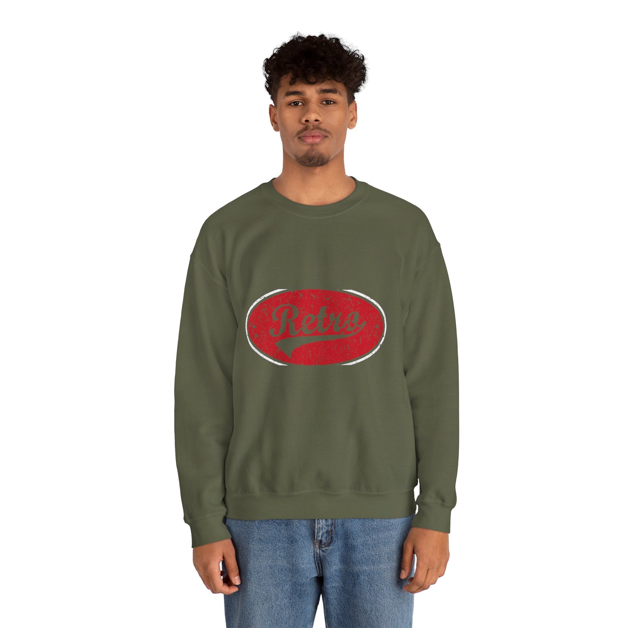 Sweat-shirt unisexe rétro 