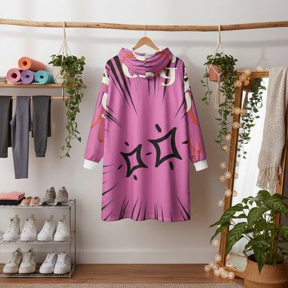 Yoga Hooded Blanket Printify