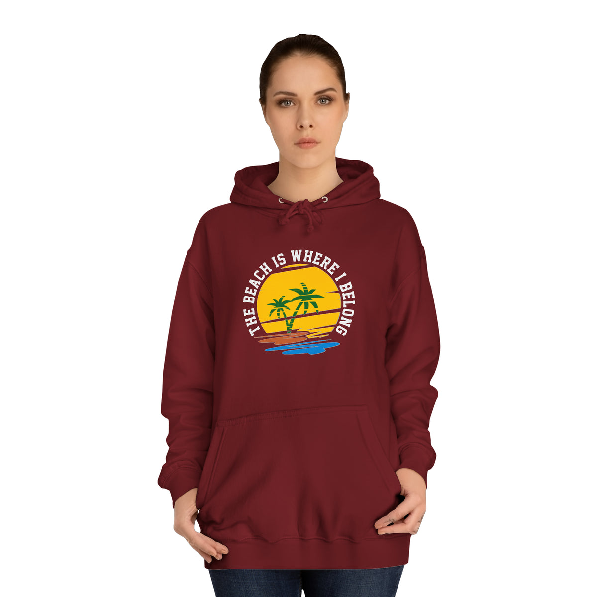 The Beach Is Where I Belong Unisex Hoodie