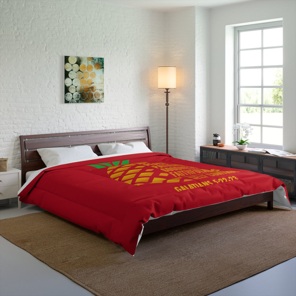 Love Joy Peace Comforter
