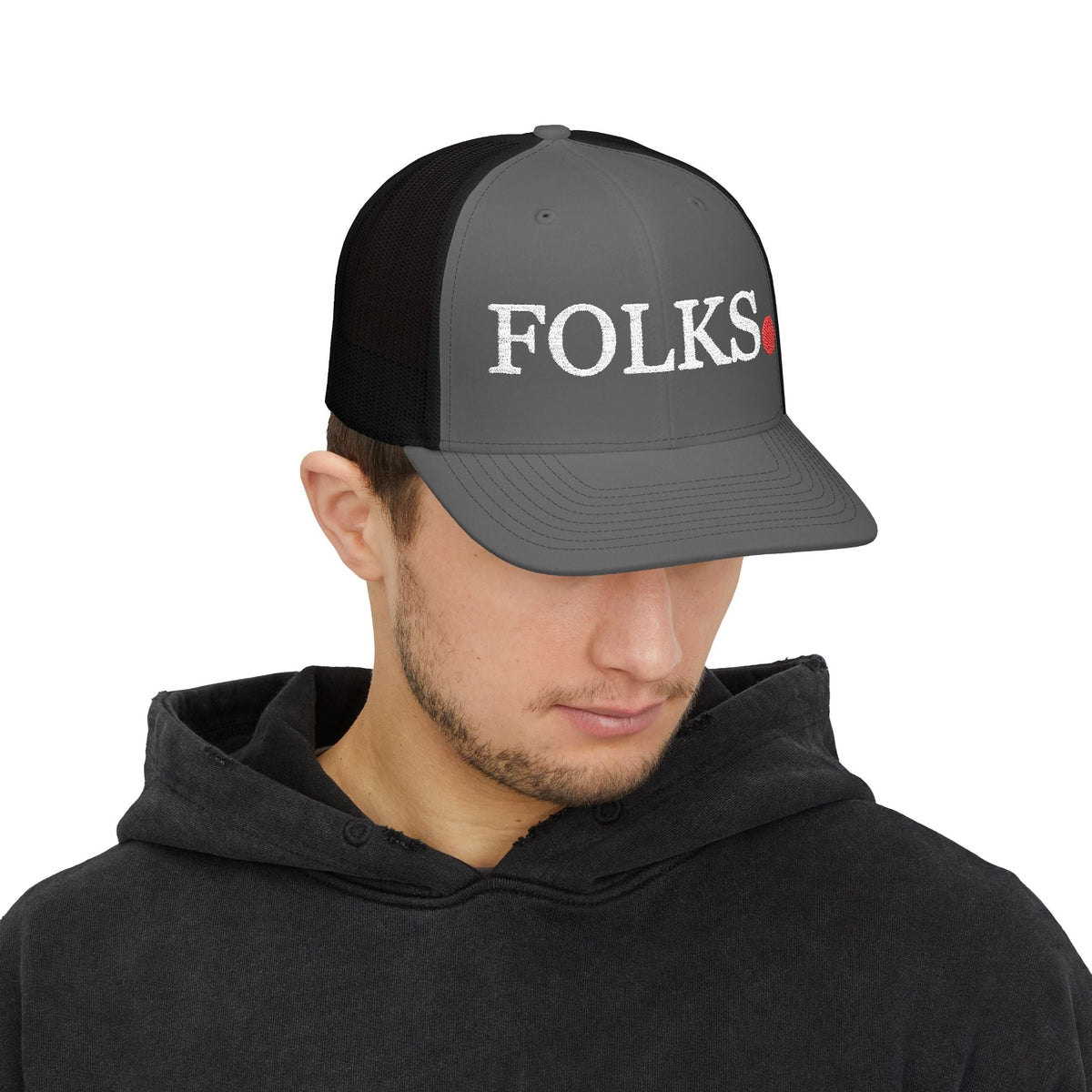 FOLKS Snapback Trucker Cap, Hat, For All Occasions Printify