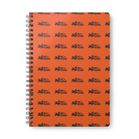 Vibrant Wirobound Softcover Notebook - Perfect for Journaling, Note-Taking, Gifts, School Supplies, and More! Printify