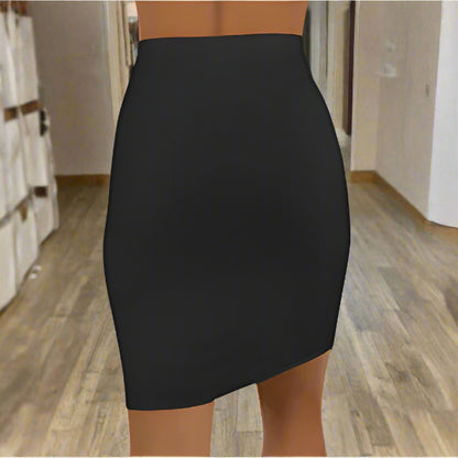 Pencil Skirt - Stylish Women's Mid-waist Versatile Black Essential