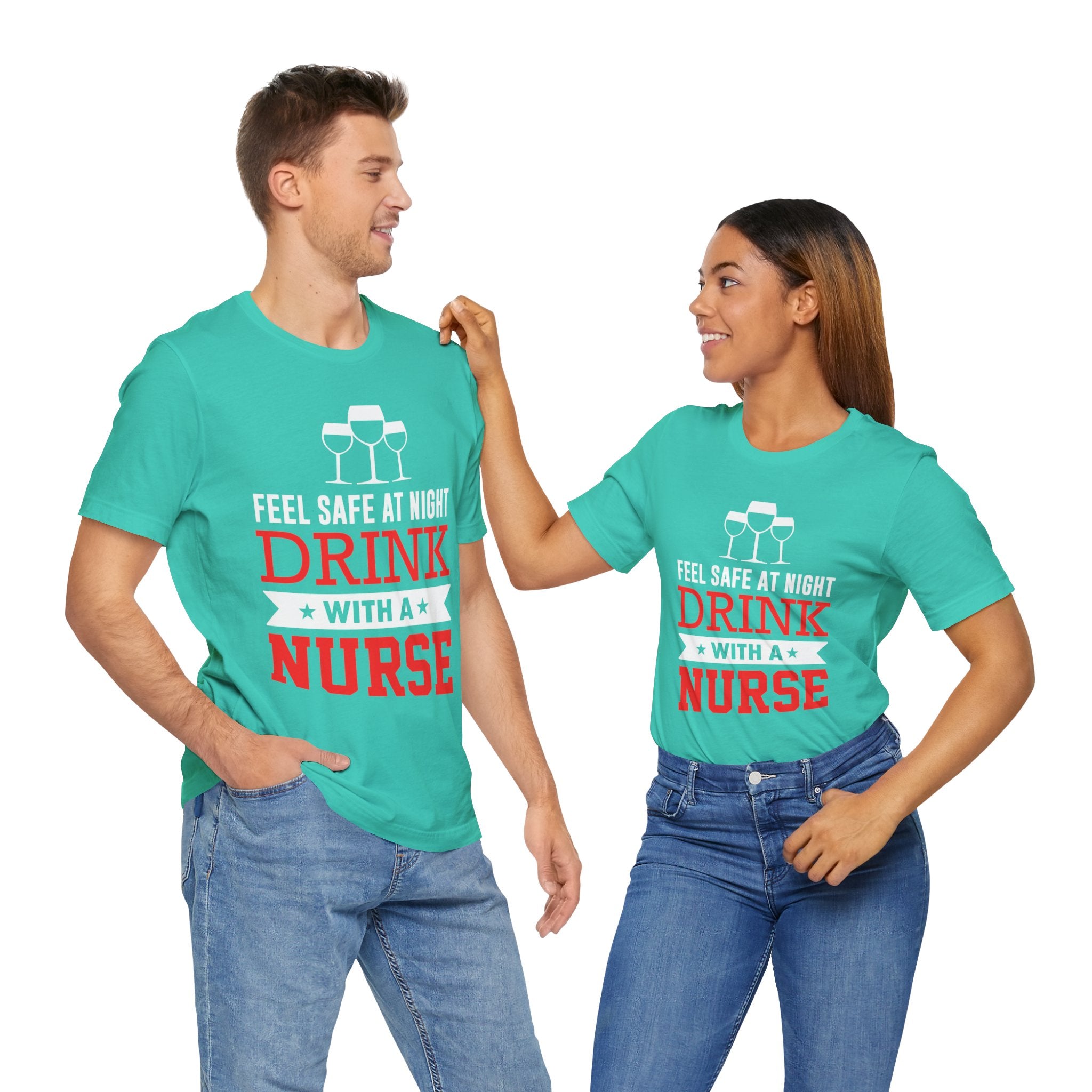 Sentez-vous en sécurité la nuit, buvez un tee-shirt unisexe 