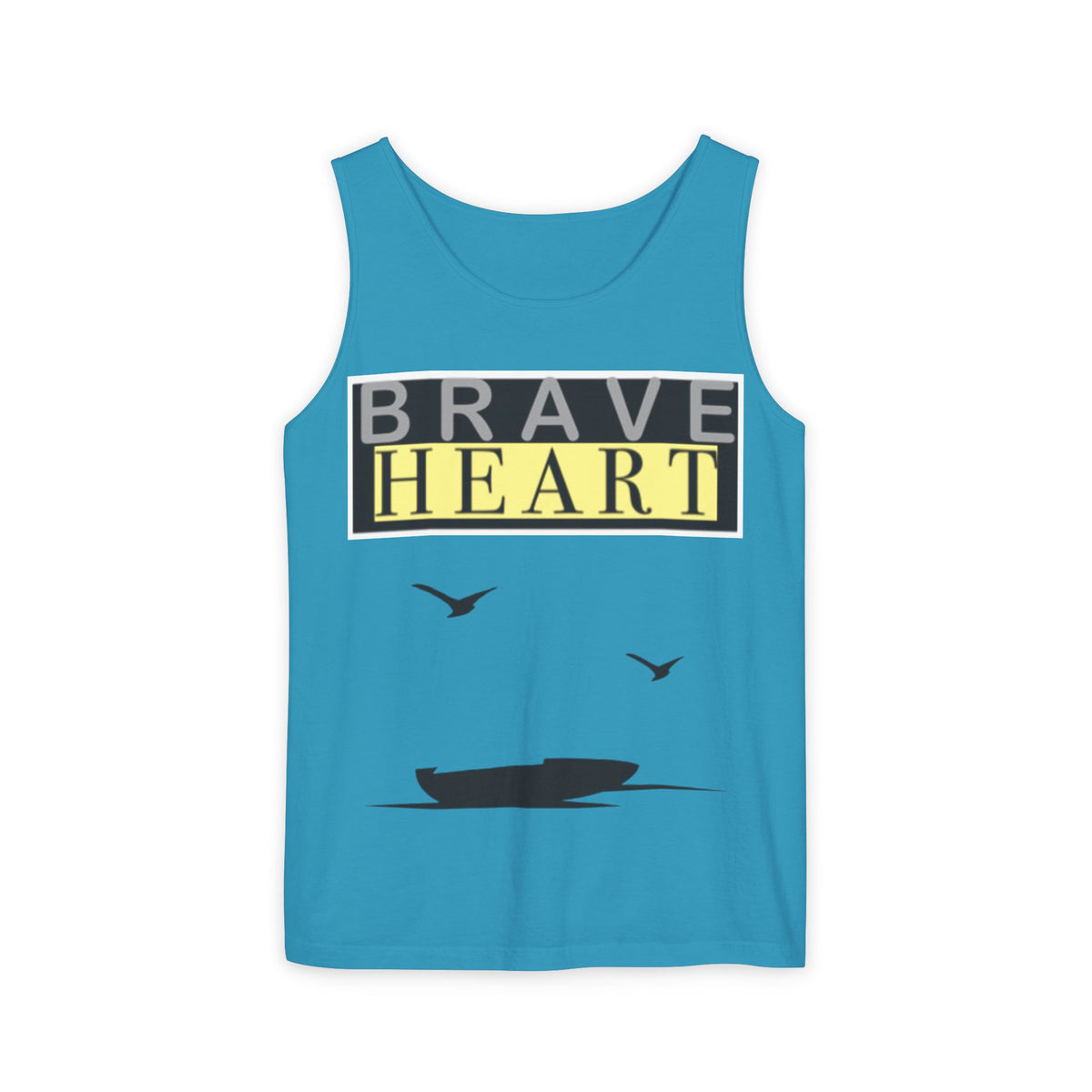 Brave Heart Tank Top | Unisex Garment-Dyed Tee