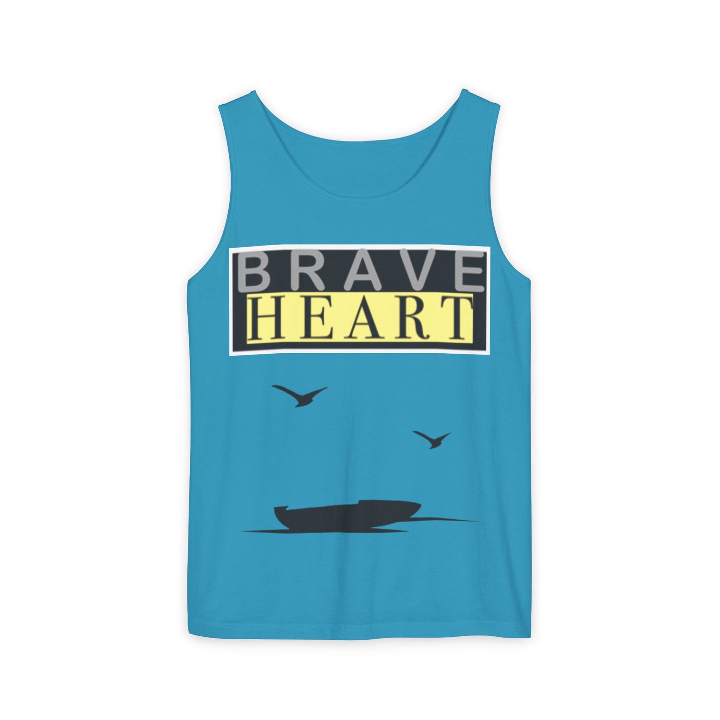Brave Heart Tank Top | Unisex Garment-Dyed Tee