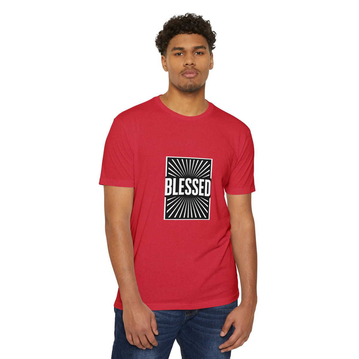 Blessed T-Shirt — 'blessed' Script Graphic Christian Tee