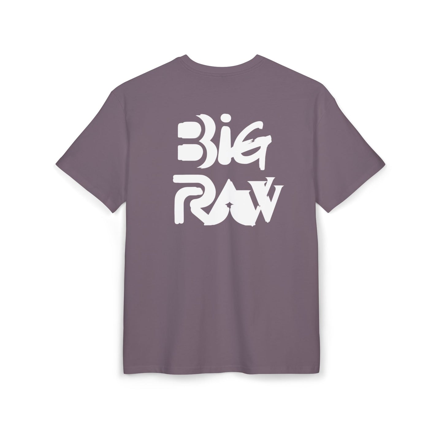 Oversize Tee Big Raw Print Unisex Heavy T-Shirt