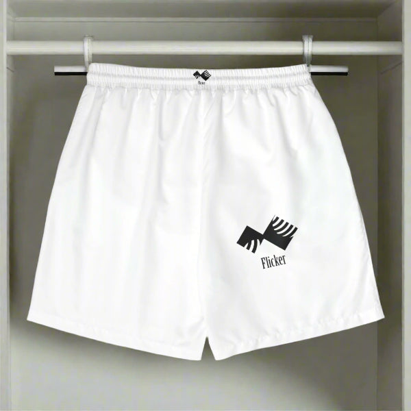 Flicker Unisex Swim Shorts - Stylish Beachwear for Summer Fun