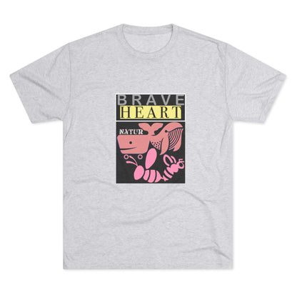 Brave Heart Tri-Blend Unisex T-Shirt