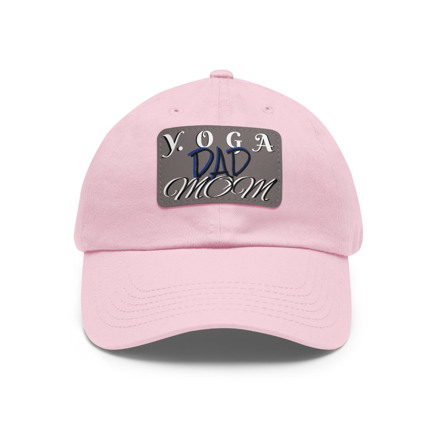 Yoga Dad Hat with Leather Patch