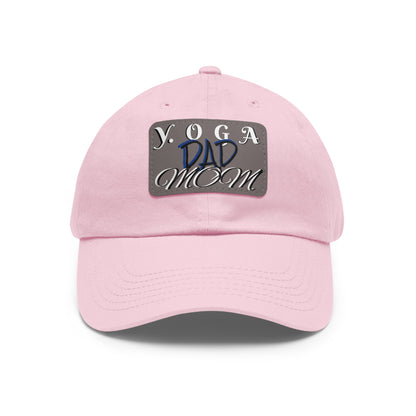 Yoga Dad Hat with Leather Patch