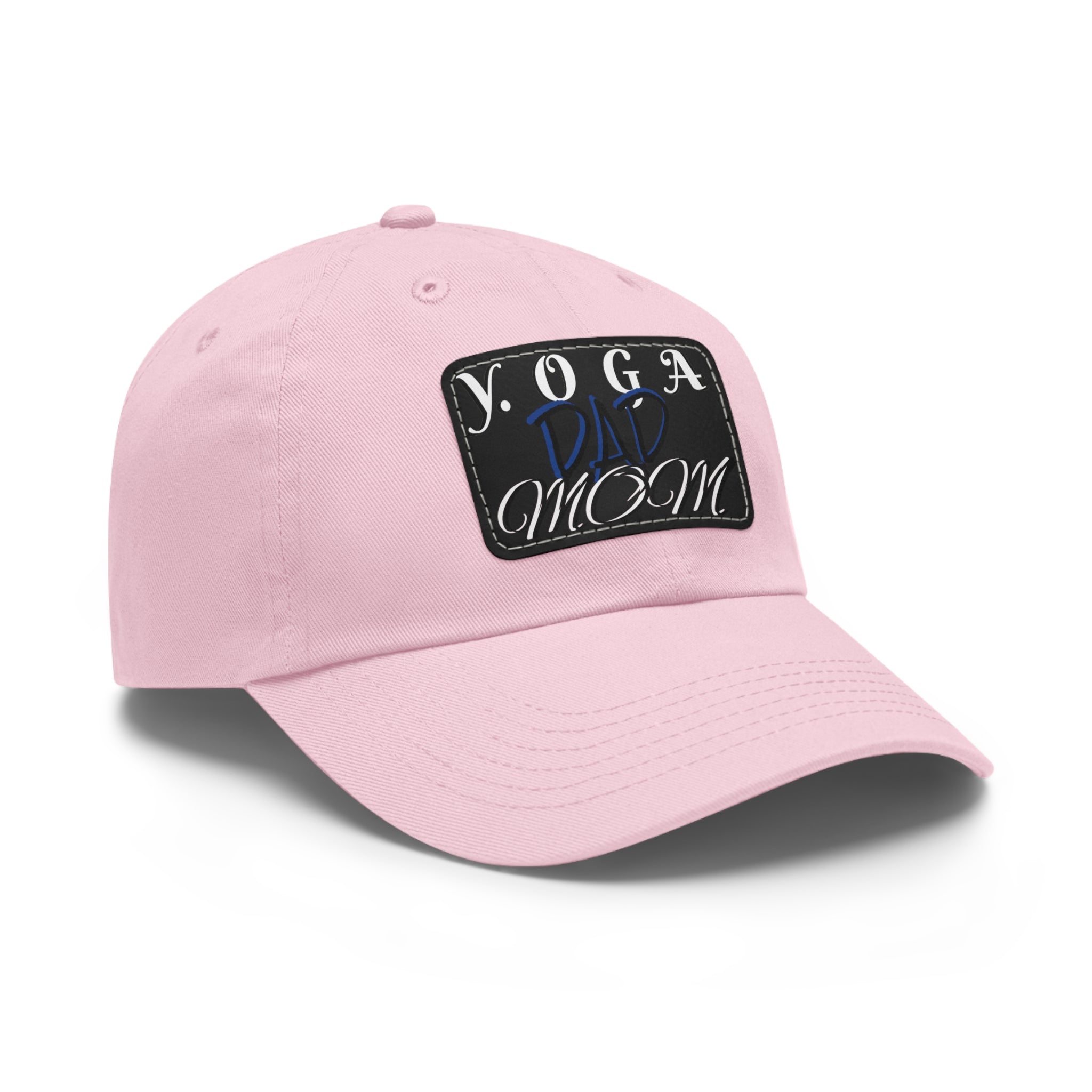 Yoga Dad Hat with Leather Patch
