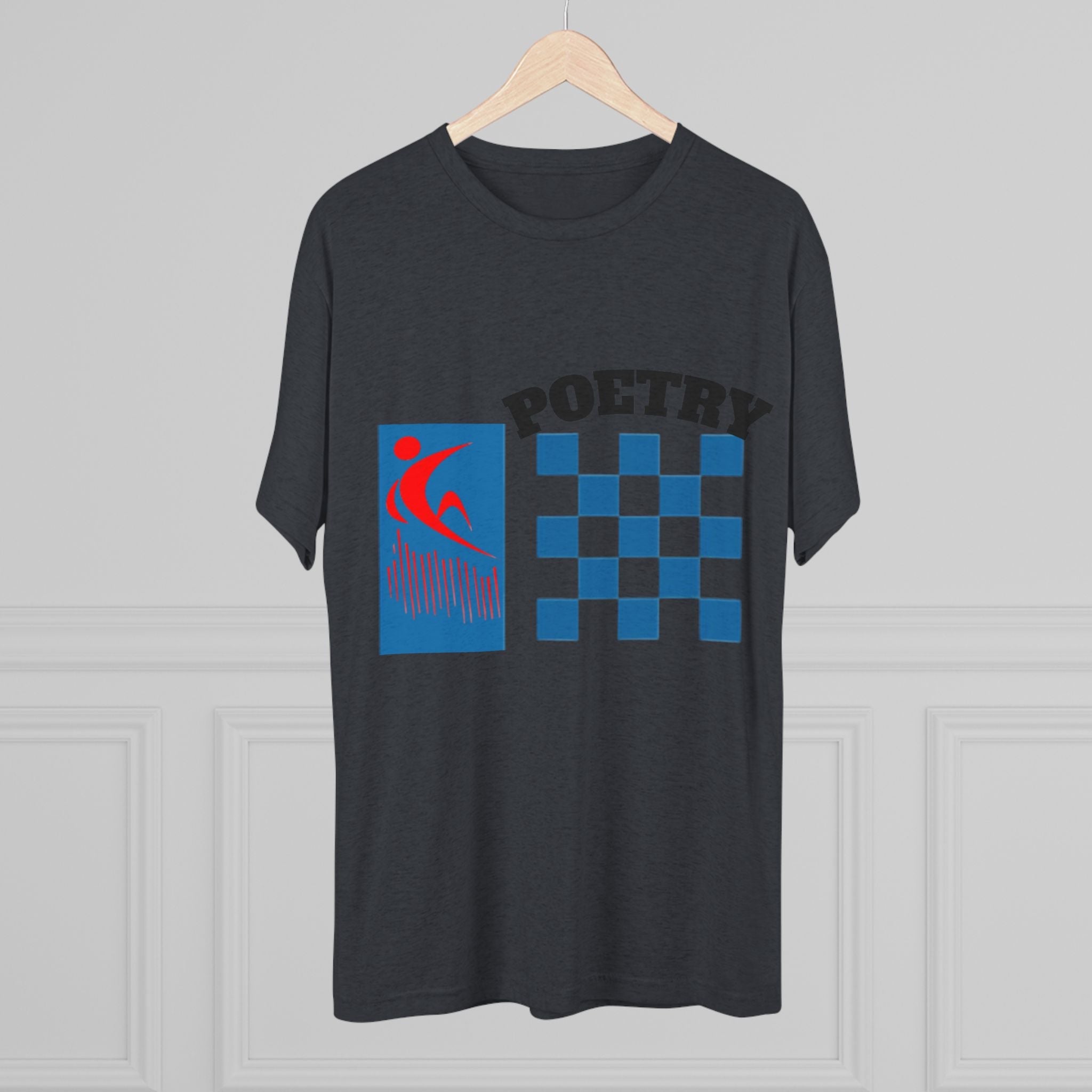 Poetry Inspired Unisex Tri-Blend Crew Tee - Soft Casual Wear for Artistic Souls, Perfect for Poetry Lovers, Gift for Writers, Creative [...] Printify