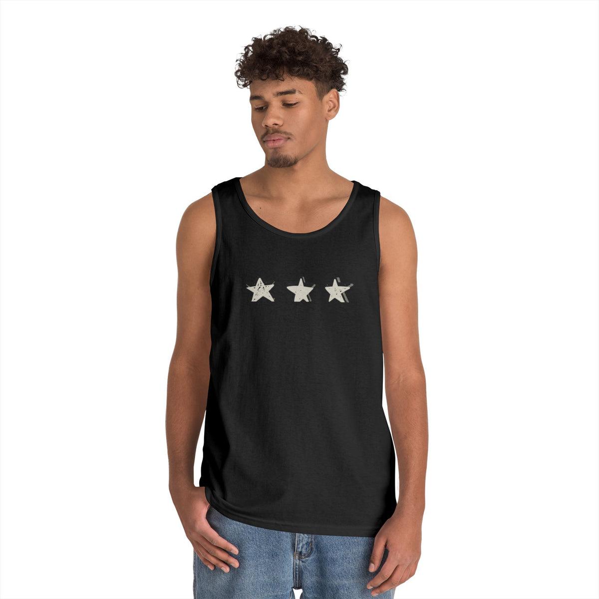 3 Star Heavy Cotton Tank Top