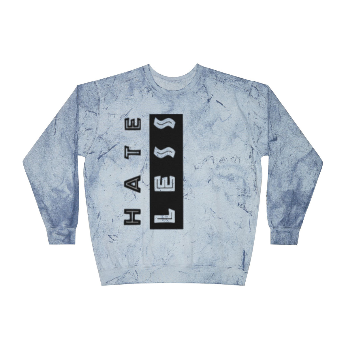 Color Blast Crewneck Sweatshirt - Hate Less Statement Apparel