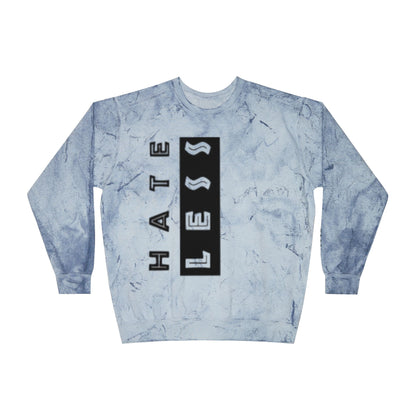 Color Blast Crewneck Sweatshirt - Hate Less Statement Apparel
