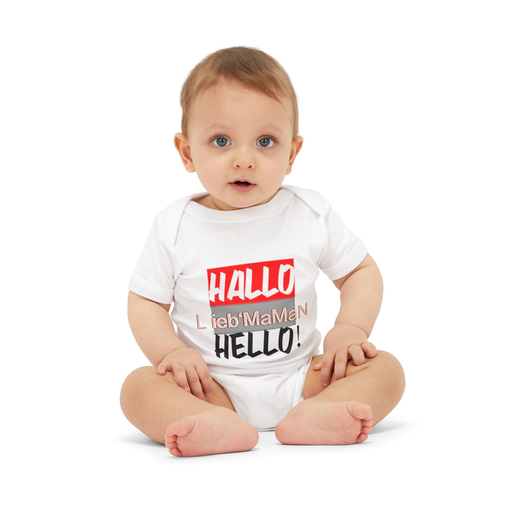 Hello Baby Bodysuit - Cute Multilingual Infant Jersey One Piece