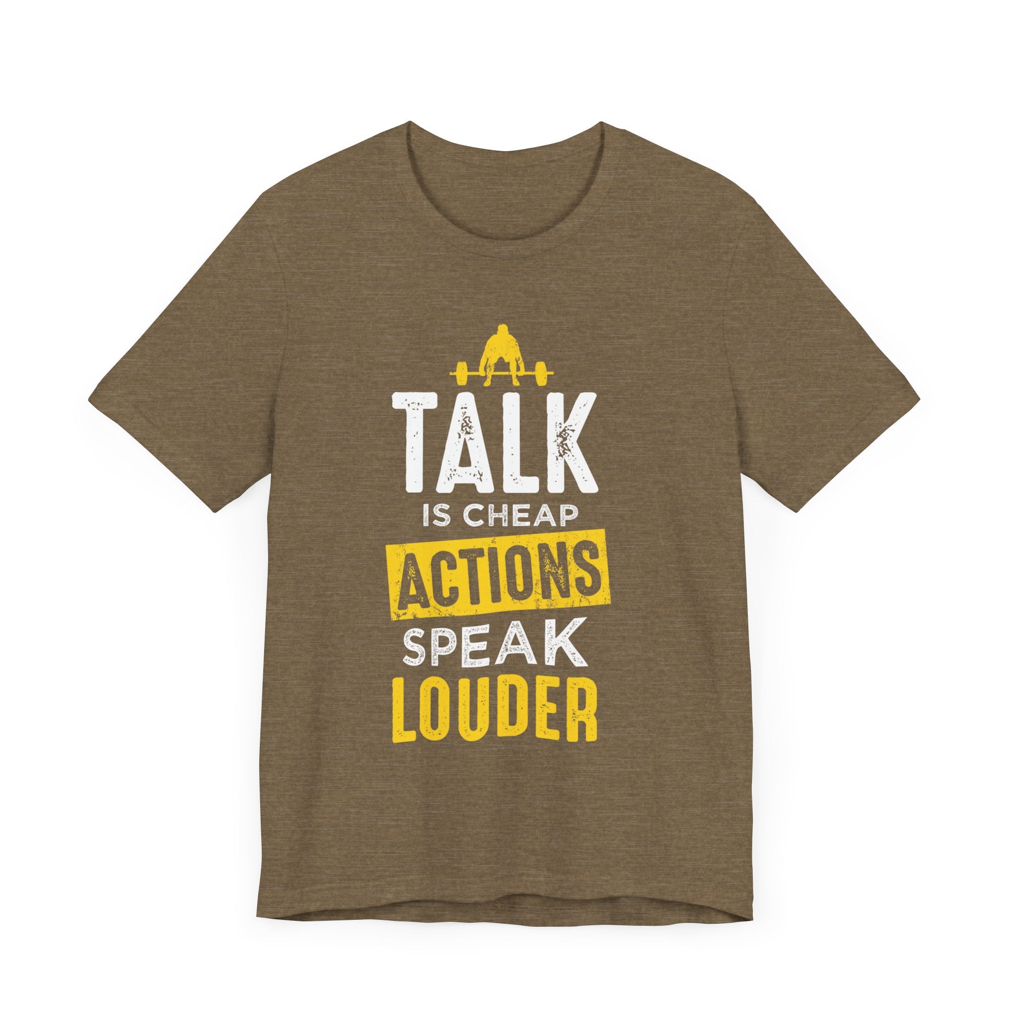 Parler, c’est des actions bon marché, parler plus fort, tee-shirt unisexe 
