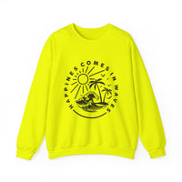 Le bonheur vient par vagues Sweatshirt 