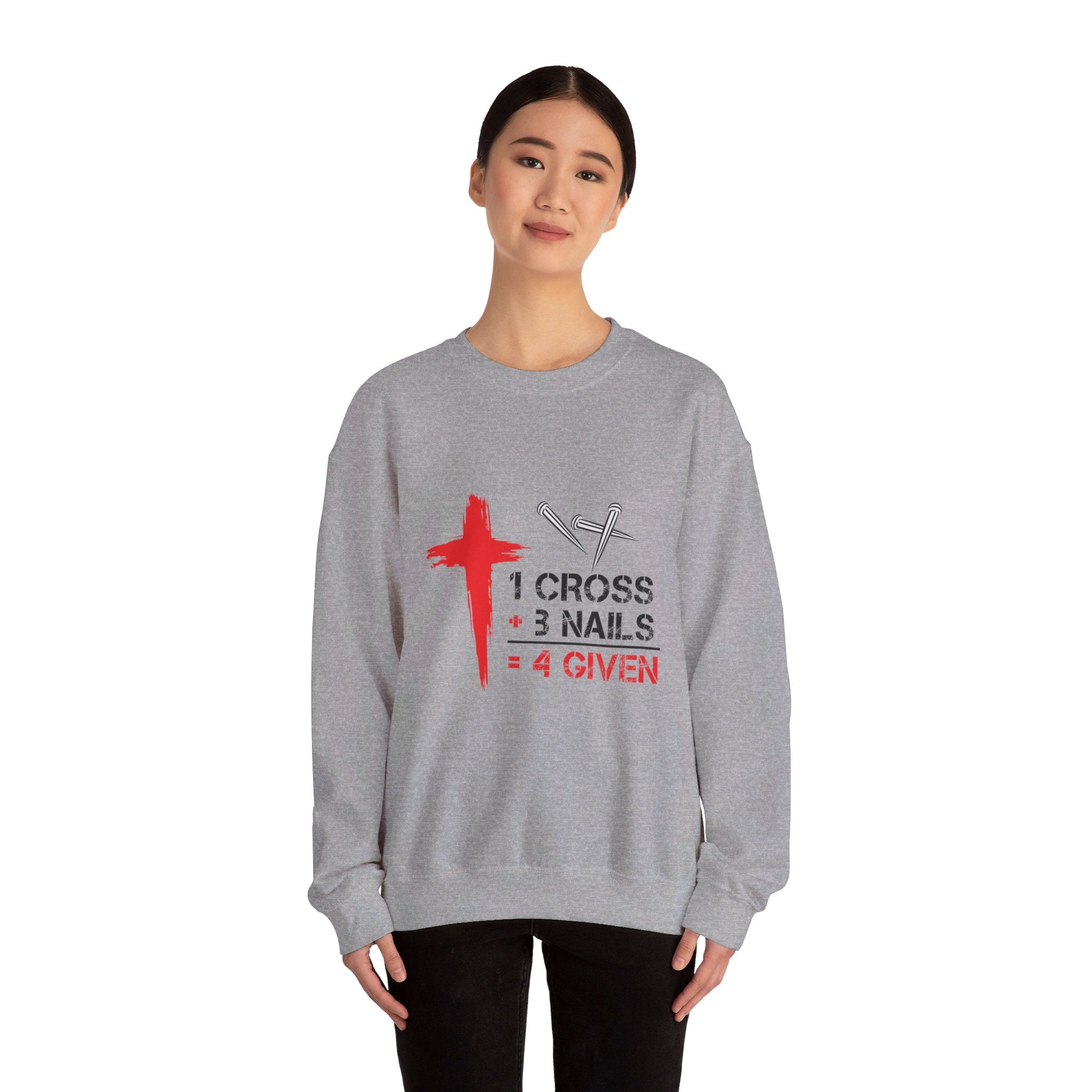 1 Croix 3 Ongles 4 Étant donné Sweat-shirt unisexe 