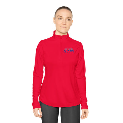 Quarter-Zip Pullover - Casual and Comfortable Women's Quarter-Zip Pullover