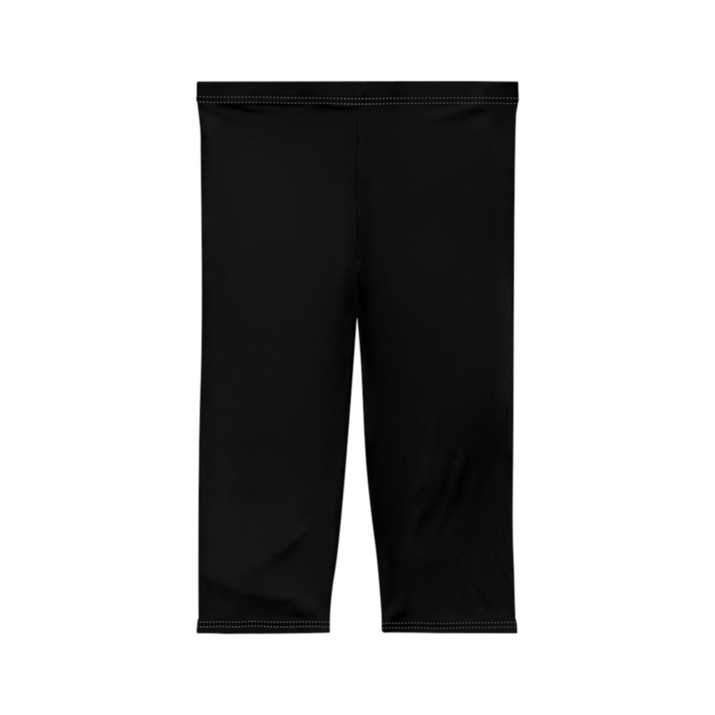 Women’s Capri Leggings with 'PUSHUP' Design - Active Lifestyles & Fitness Enthusiasts Printify