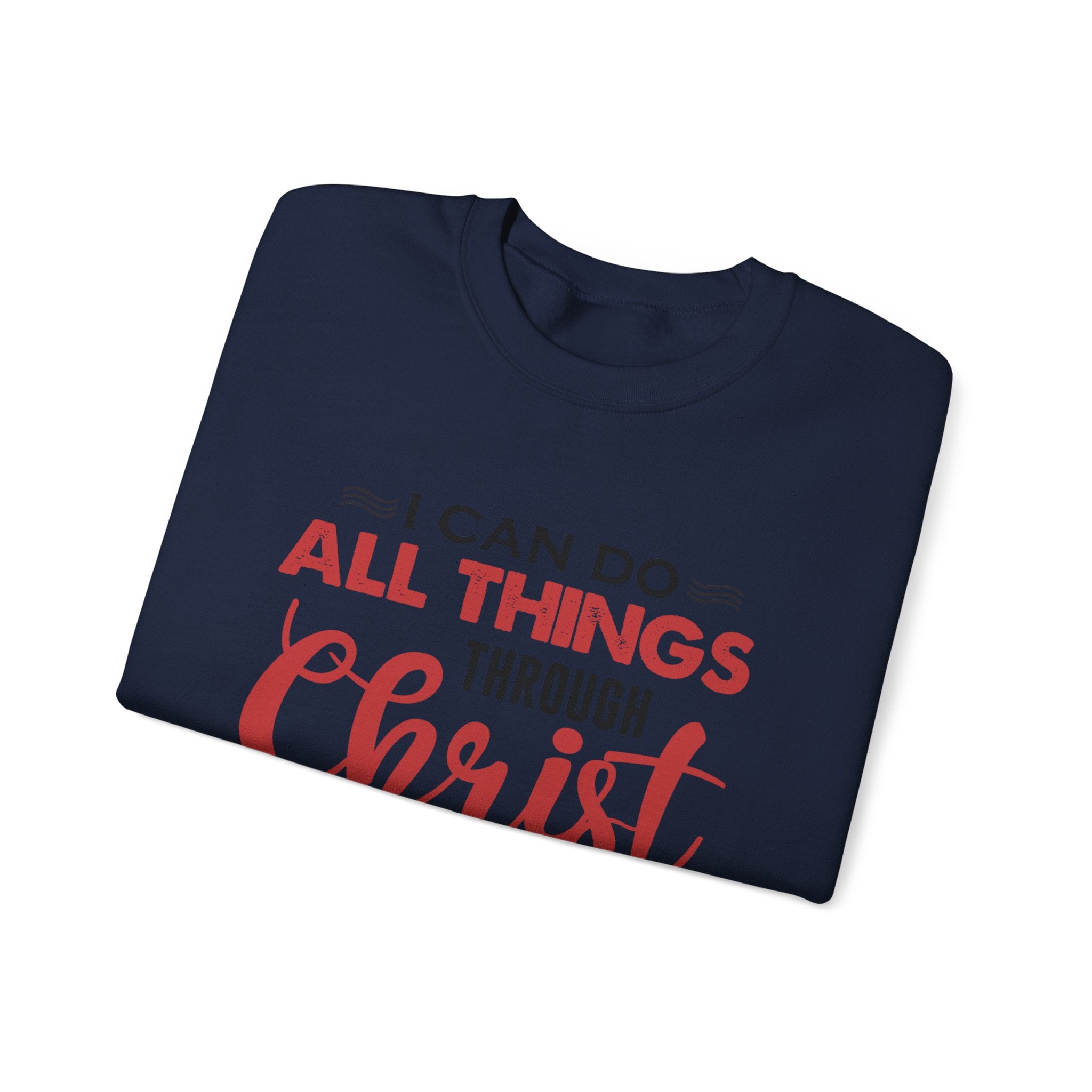 Je peux tout faire à travers le Christ Sweat-shirt unisexe 