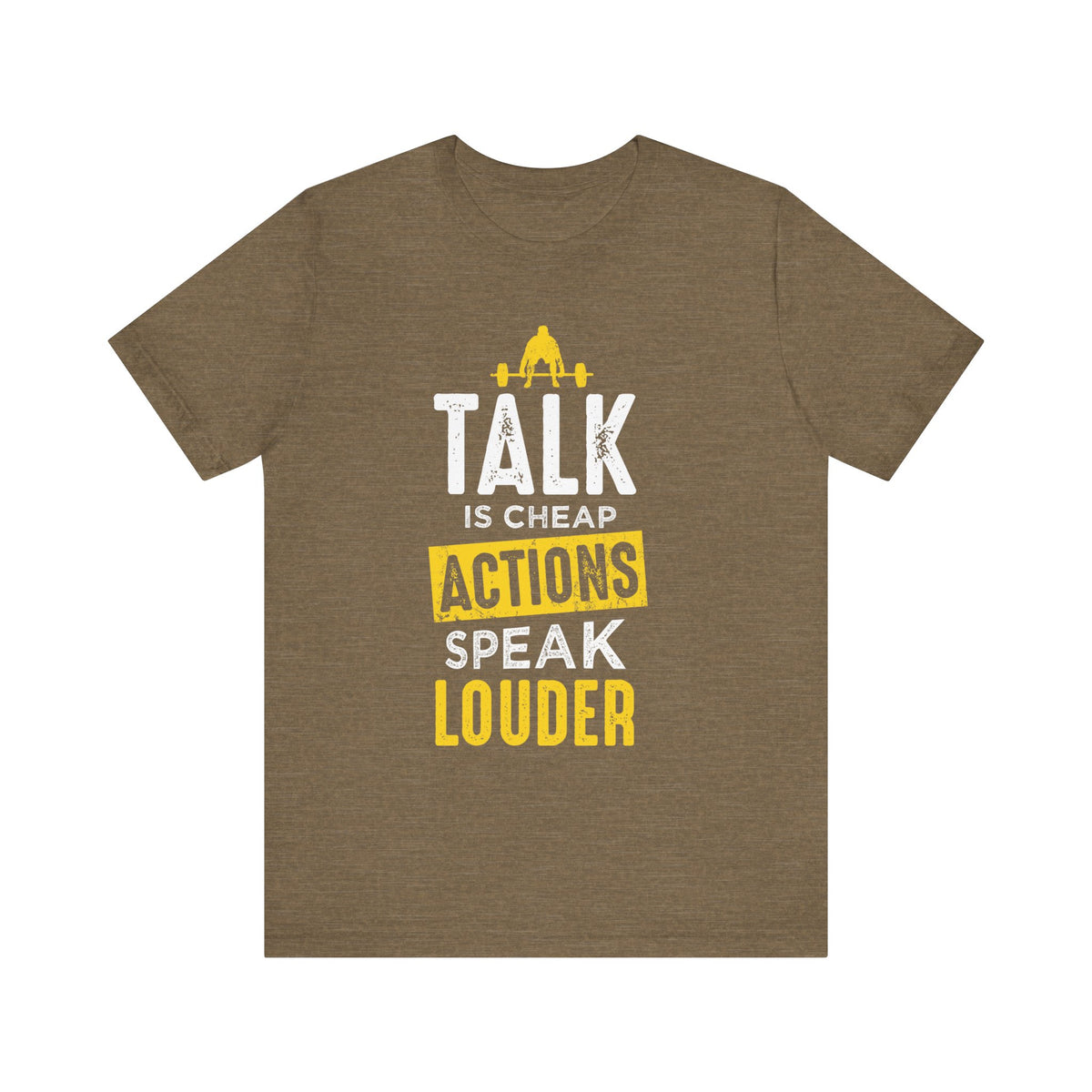 Parler, c’est des actions bon marché, parler plus fort, tee-shirt unisexe 