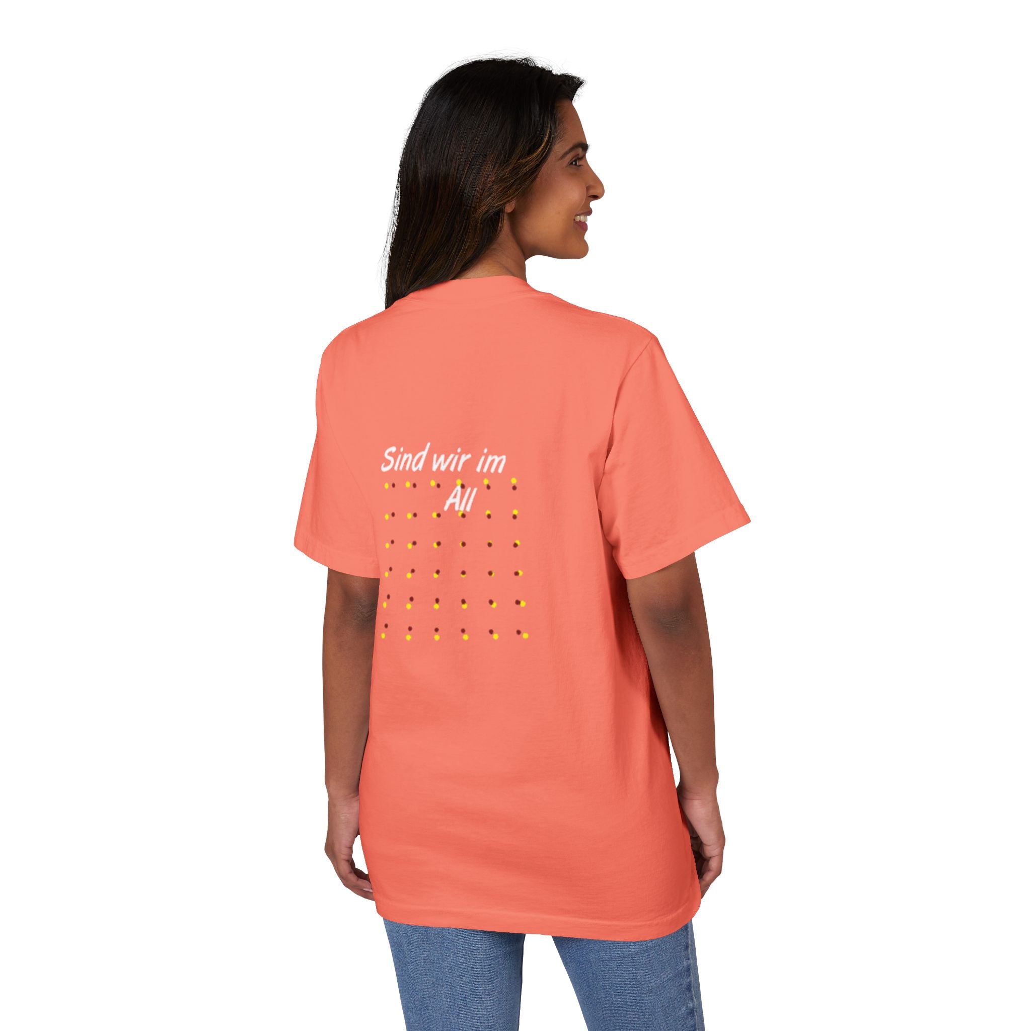 Drop-Shoulder T-Shirt - Chic sind wir im All