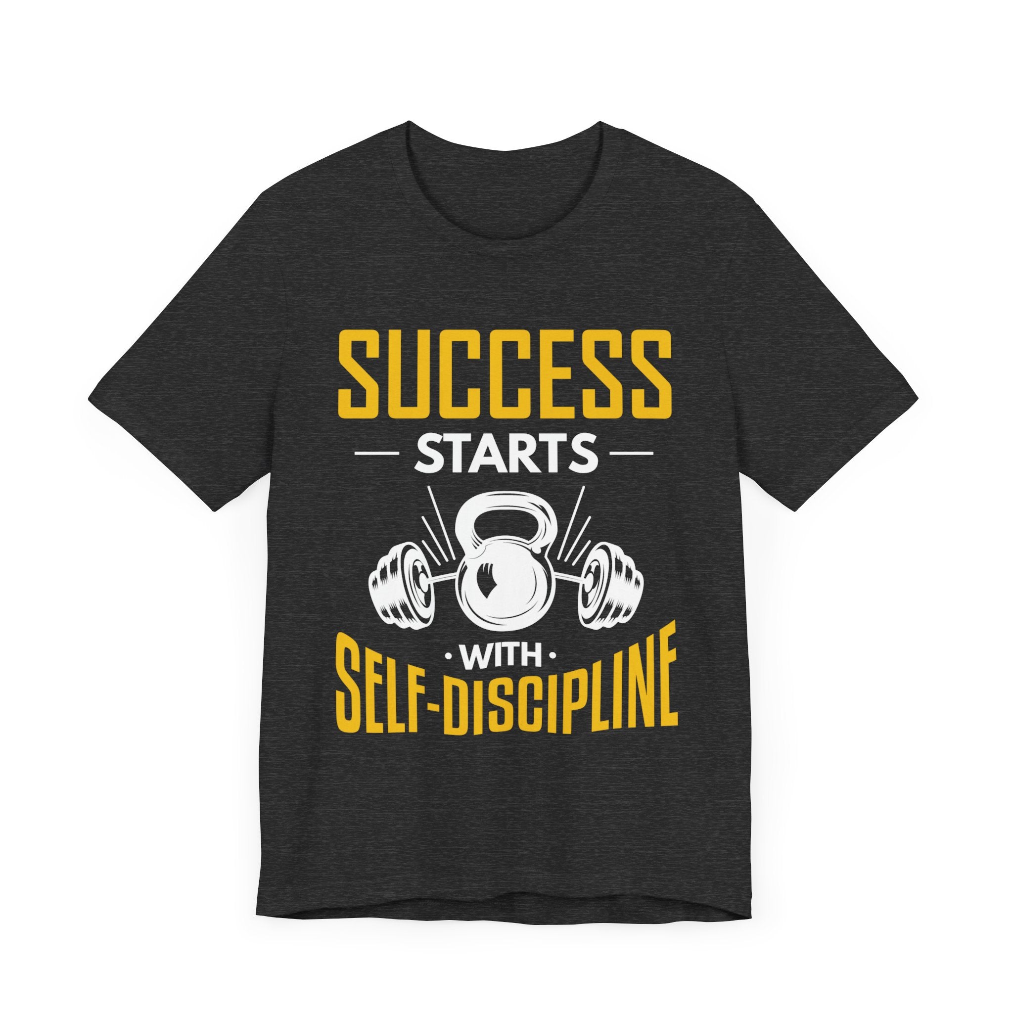 Le succès commence par le tee-shirt unisexe d’autodiscipline 