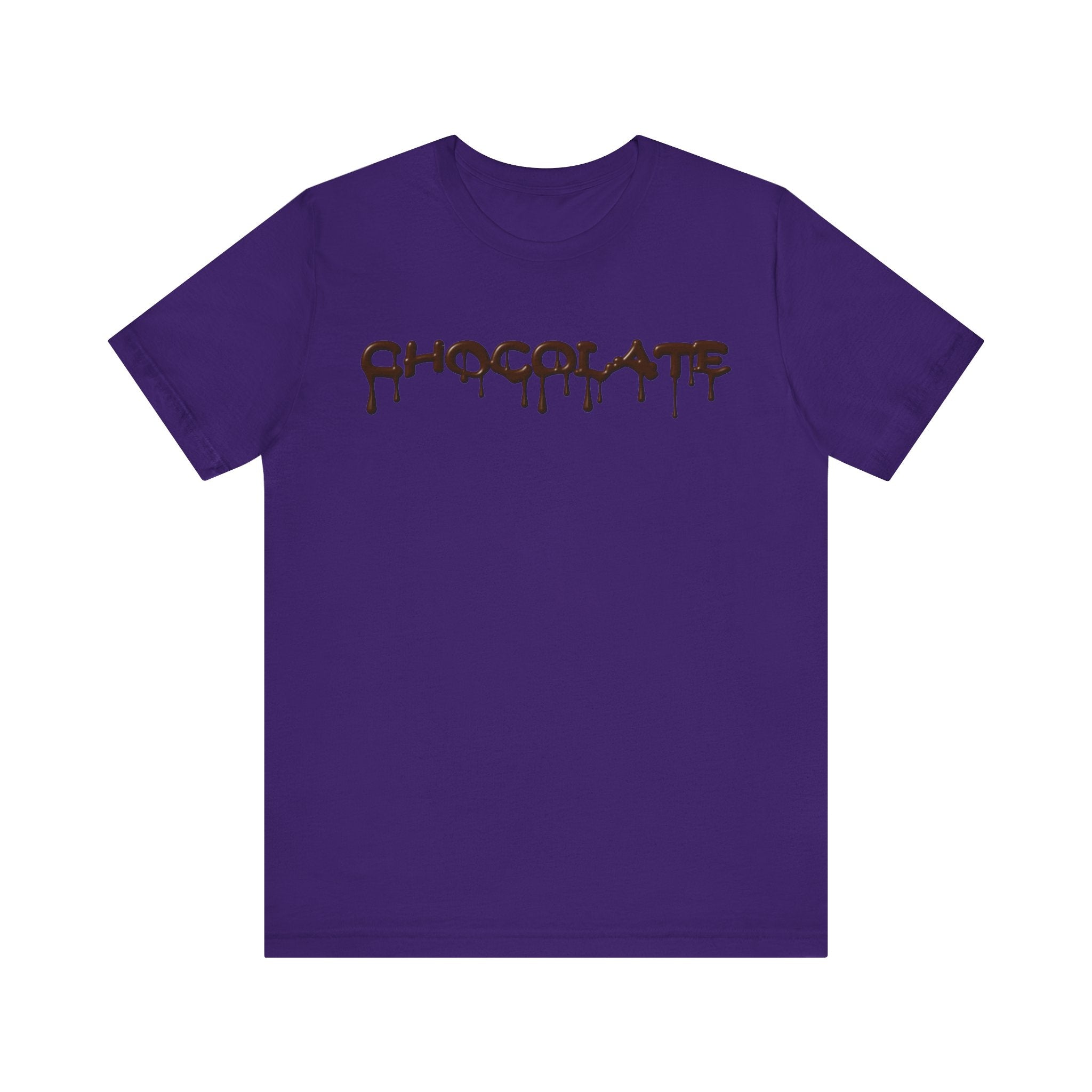 Unisex Jersey Short Sleeve Chocolate Tee