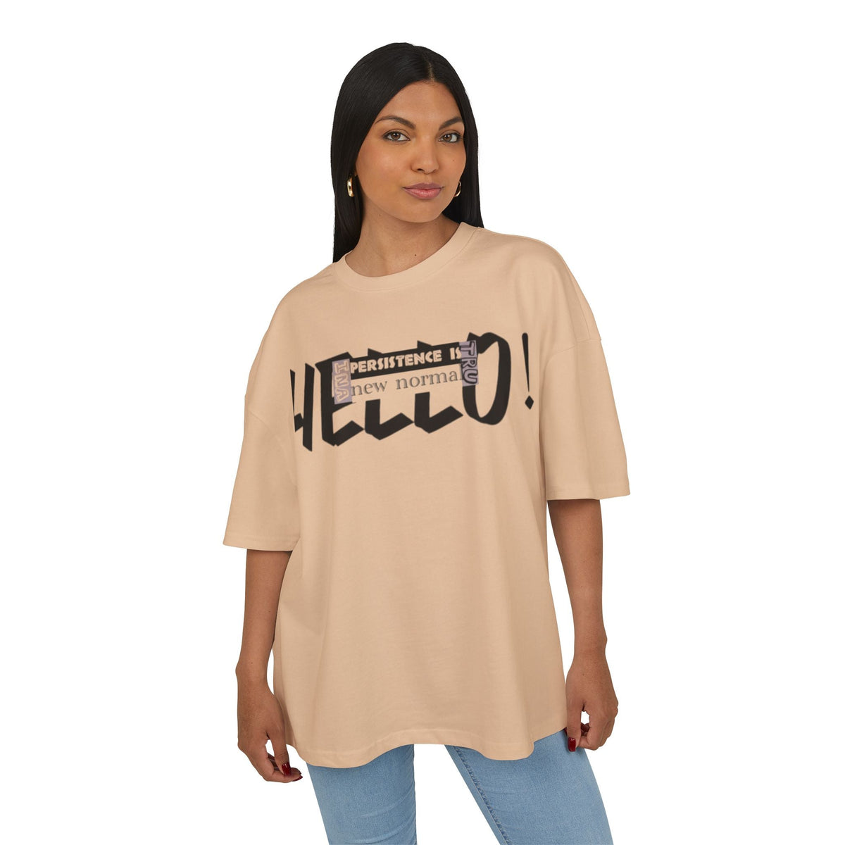 Hello! Persistence is the New Norma Unisex Box Tee Printify