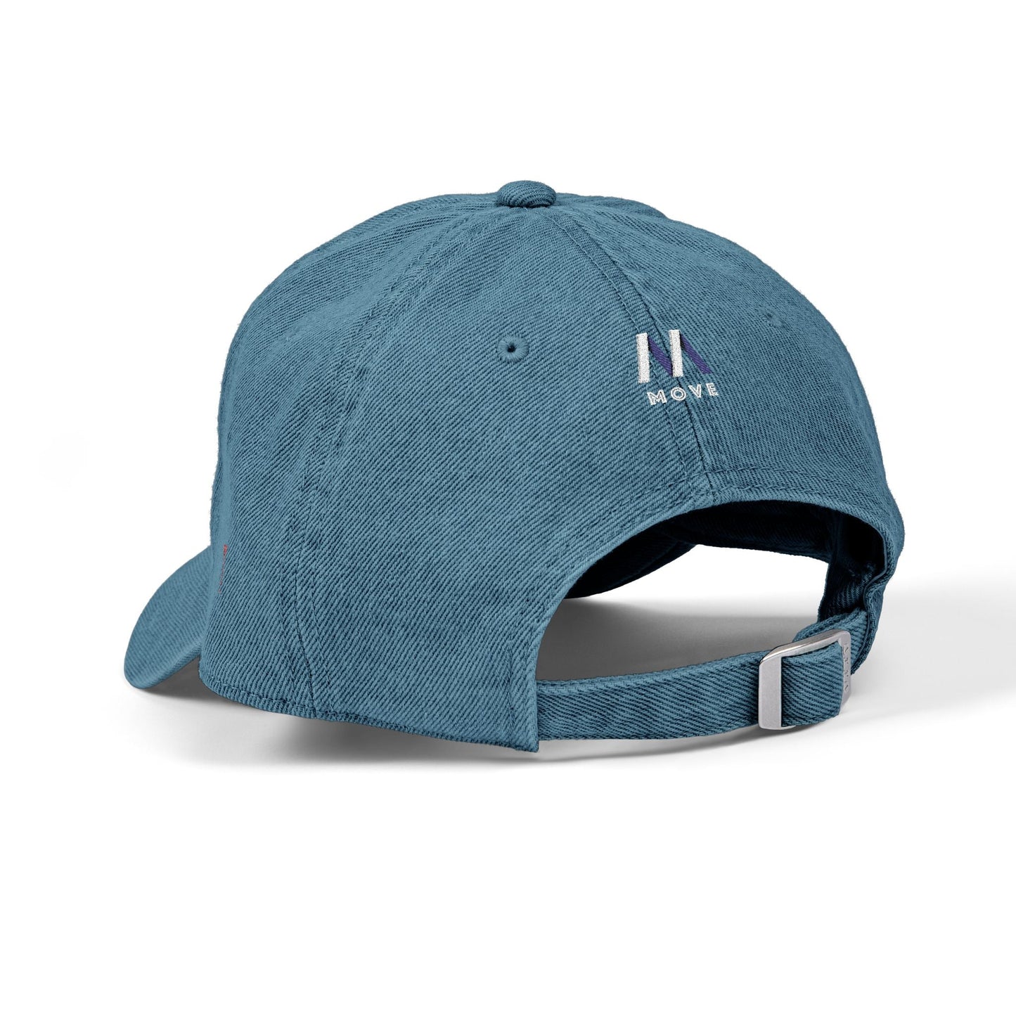 Embroidered Denim Hat - Move Design Printify