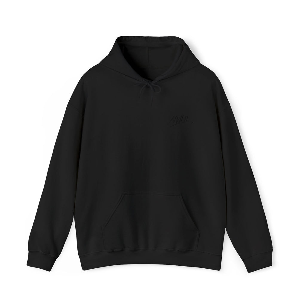 Minimal Script Hoodie — "All We Are" Pullover