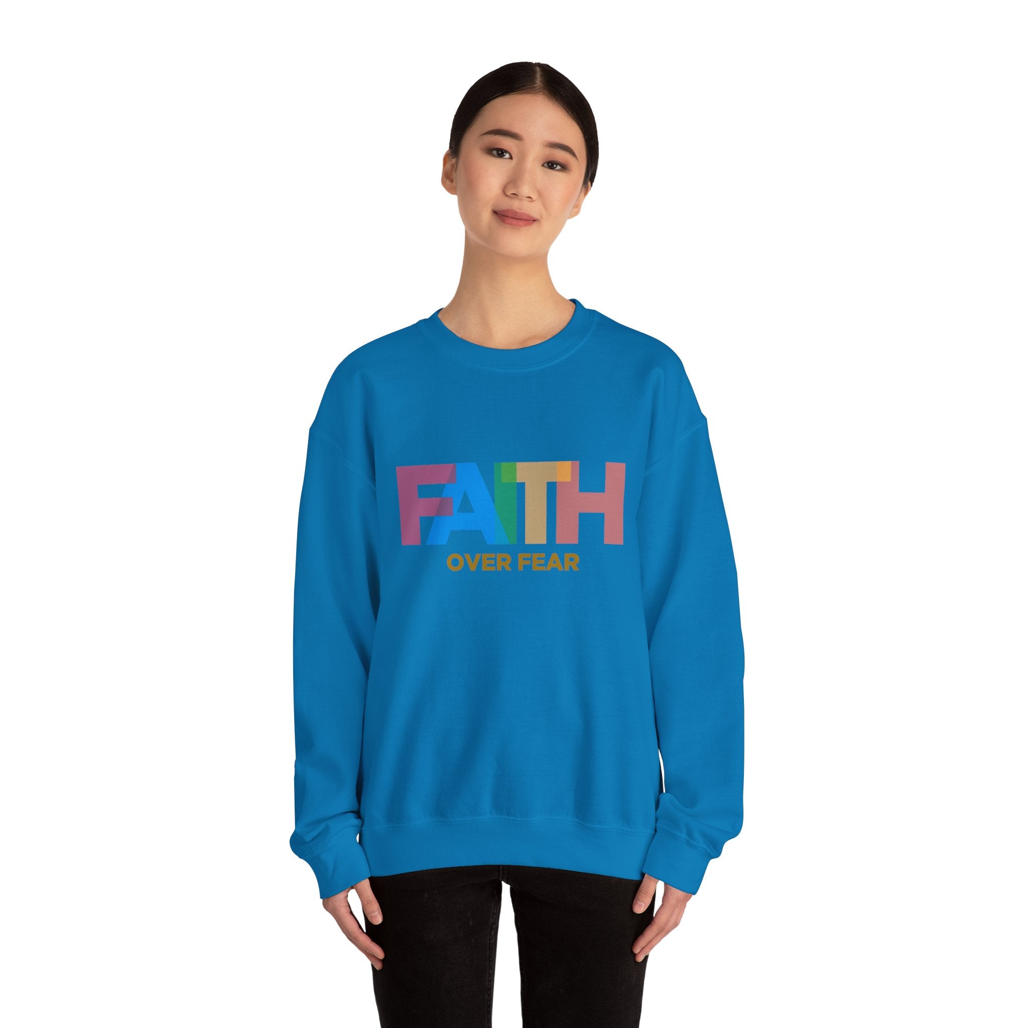 Sweat-shirt unisexe Faith Over Fear 