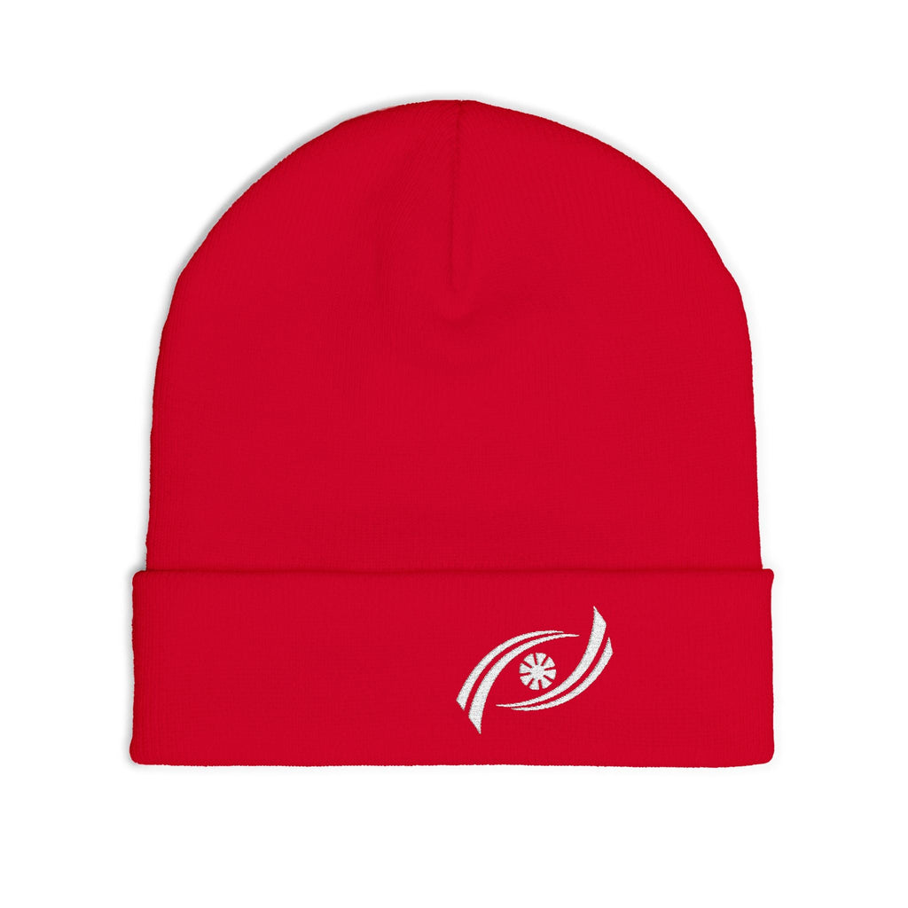 Cozy Embroidered Knit Beanie, Winter Hat, Gift for Him, Gift for Her, Fashion Accessory, Cold Weather Gear, Unique Beanie Printify