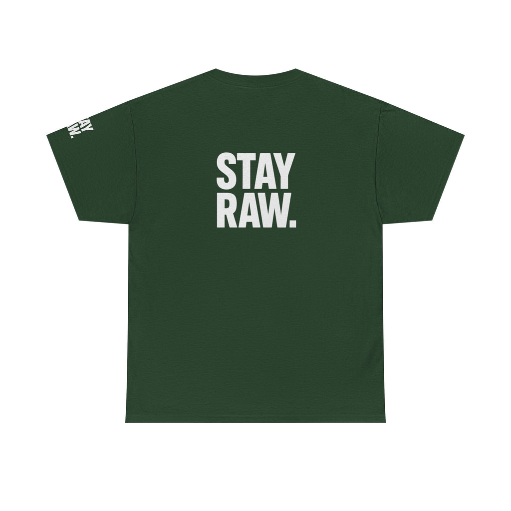 Raw Energy Unisex Tee - Stay Raw, Casual Wear, Street Style, Everyday Outfit, Graphic Tee, Gift for Him/Her Printify