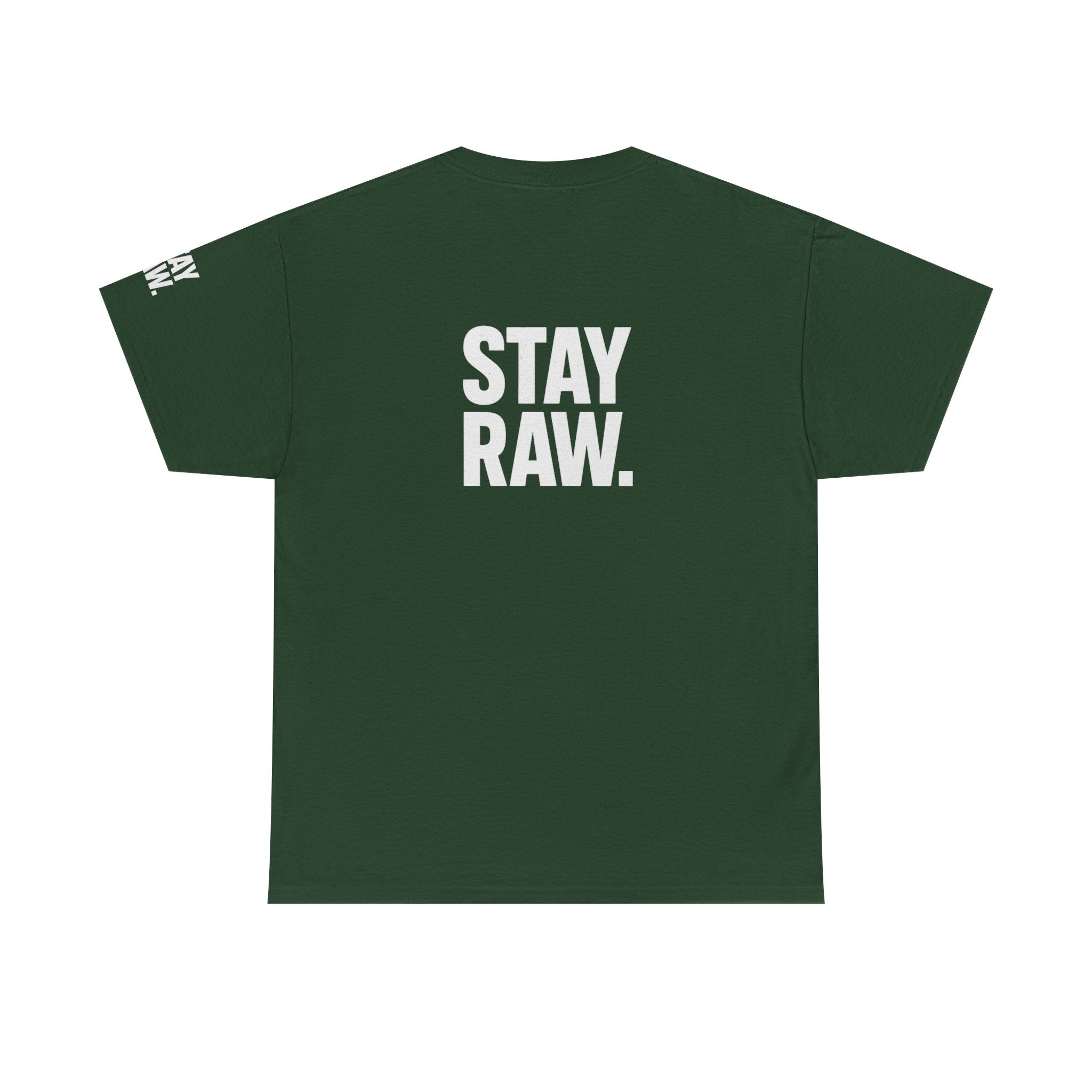 Raw Energy Unisex Tee - Stay Raw, Casual Wear, Street Style, Everyday Outfit, Graphic Tee, Gift for Him/Her Printify
