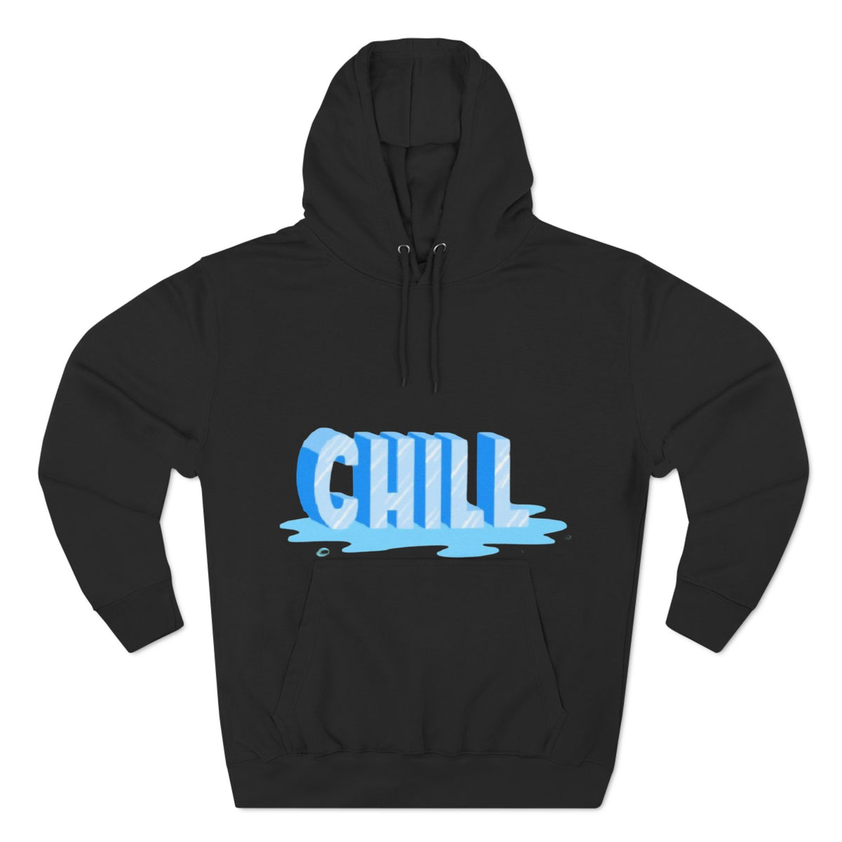 Unisex Three-Panel Fleece Chill Hoodie