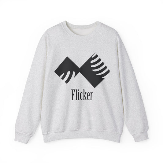 Flicker Unisex Heavy Blend Crewneck Sweatshirt - Cozy and Stylish