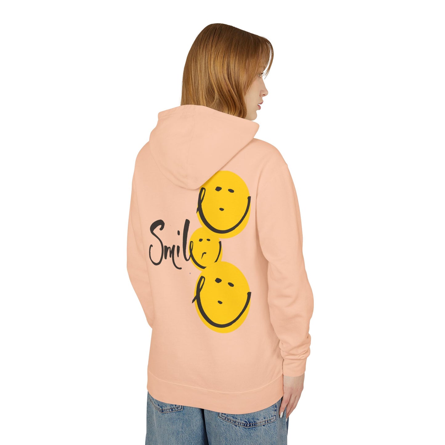 Smile Lightweight Hooded Sweatshirt