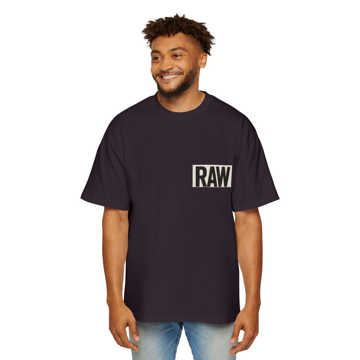 Men's Heavy Oversized Tee - Casual Streetwear, Summer Essential, Graphic T-Shirt, Gift for Him, Trending Fashion Printify