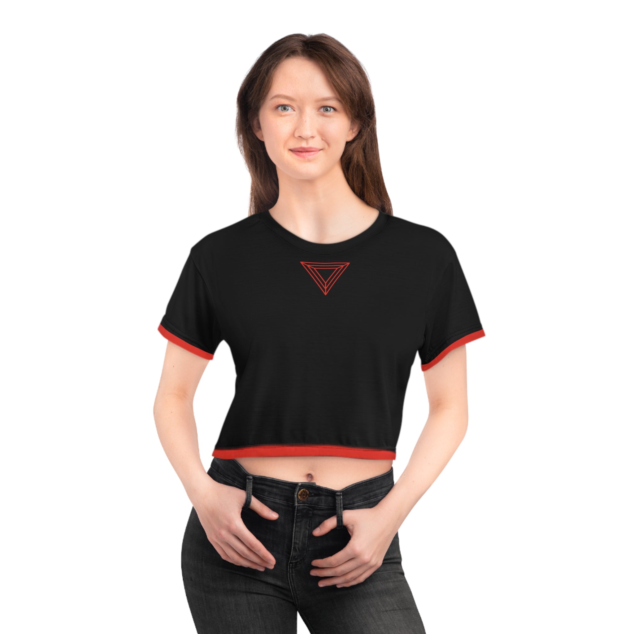 Trendy Cropped Tee, Casual Chic Top, Summer Fashion, Festival Wear, Everyday Style, Gift for Her, Edgy Graphic Tee