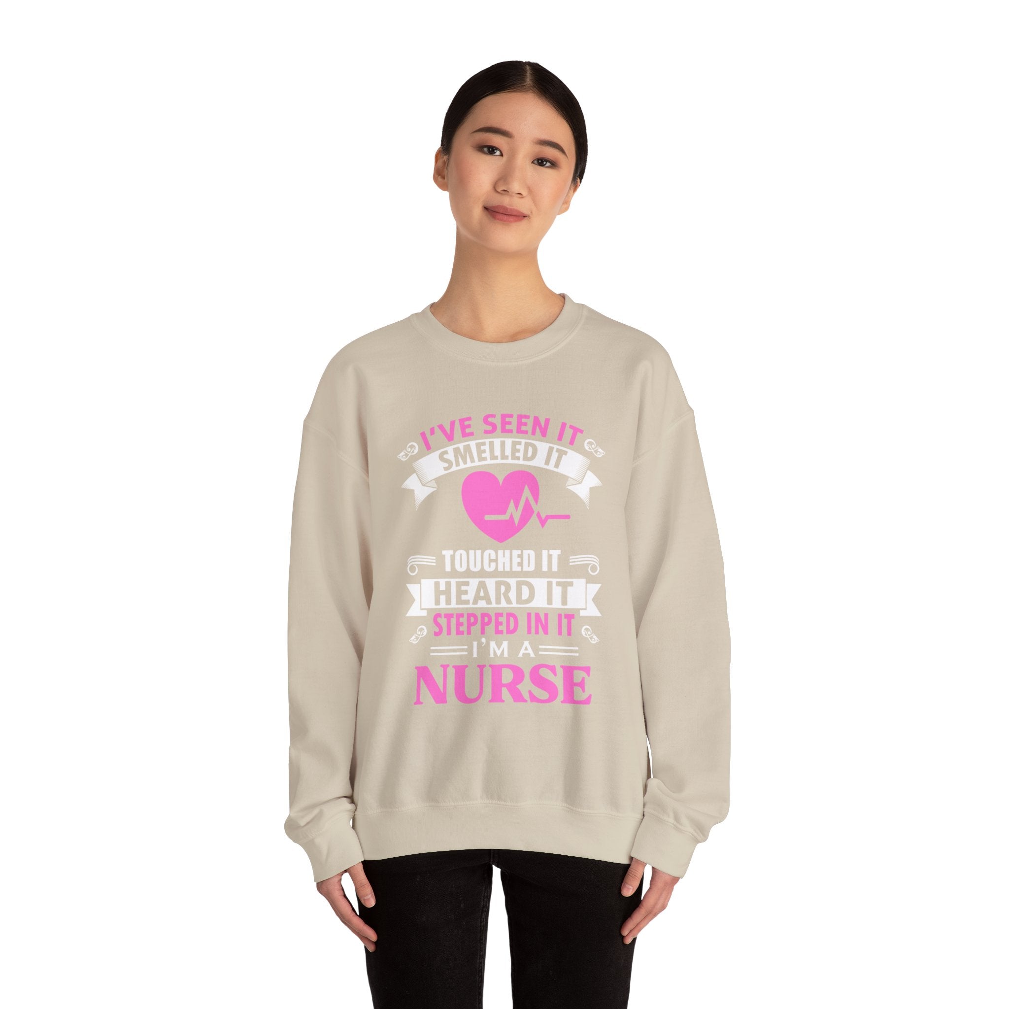 J’ai vu ça sentait ça touchait ce sweat-shirt unisexe 